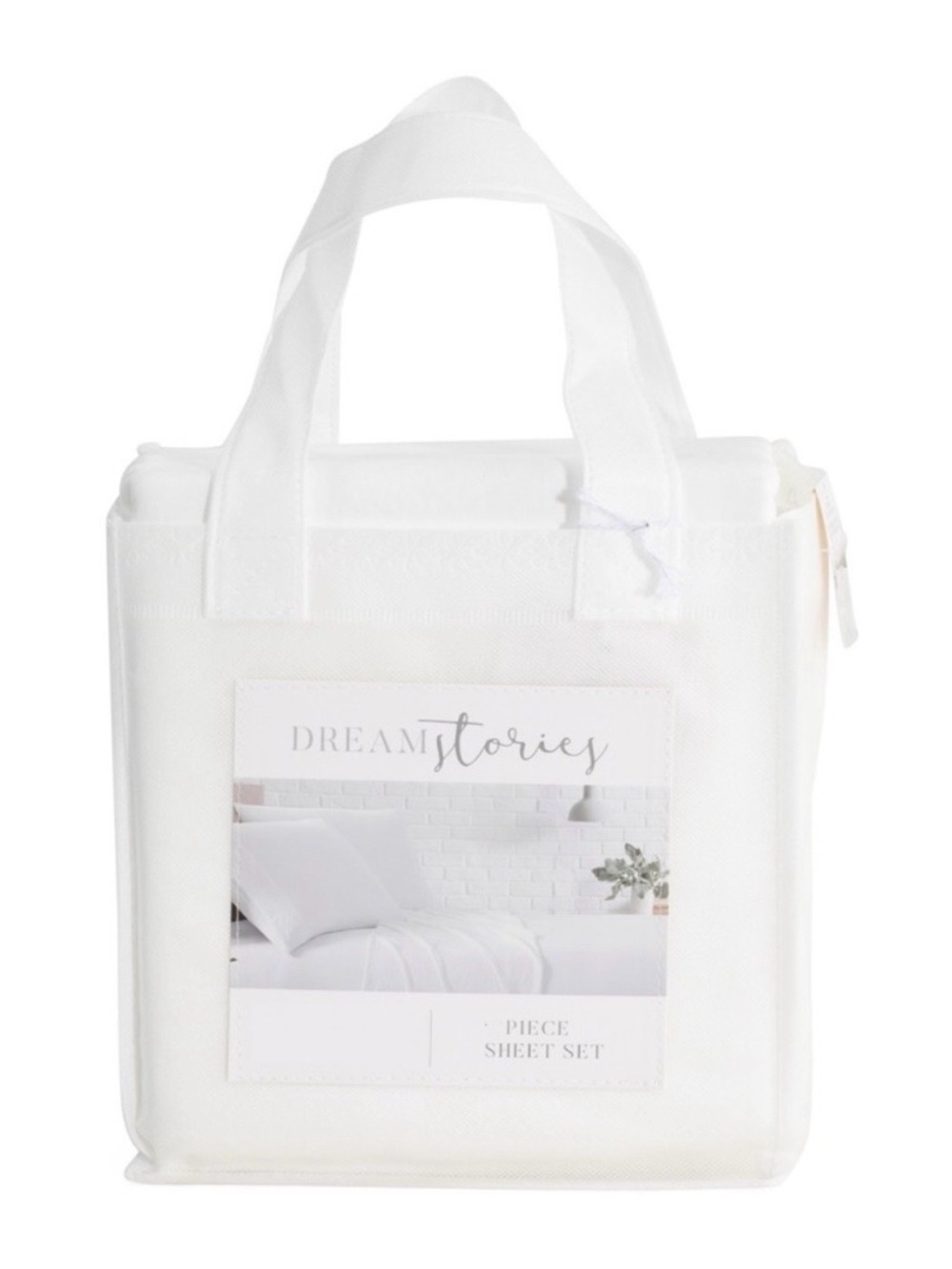 NWT- Dream Stories Full 4 Piece Sheet Set- White